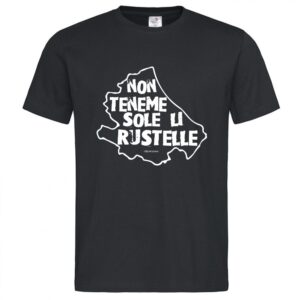 T-Shirt da Uomo "Non teneme sole li rustelle"