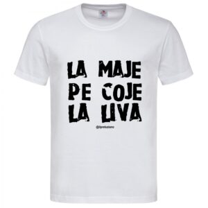 T- Shirt da Uomo "La maje pe coje la liva"