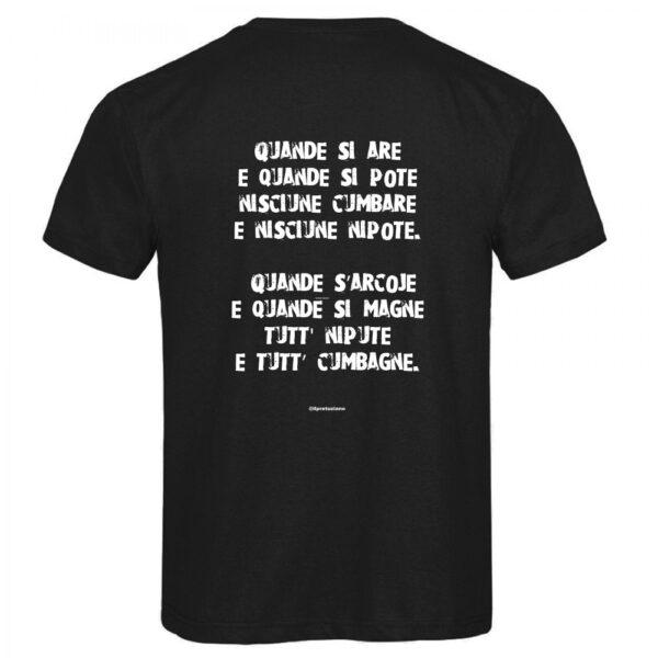 T-Shirt da Uomo "La maje di sotte pe coje la liva"