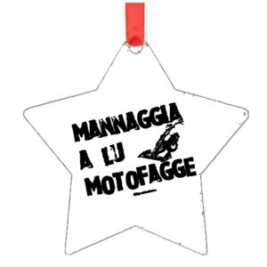 Decorazione Natale "Lu motofagge"