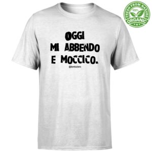 T-Shirt per Bambini "Mi abbendo e moccico"