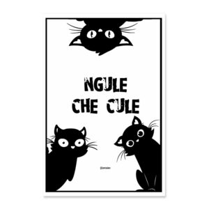 Poster "Ngule che cule" - 30x45