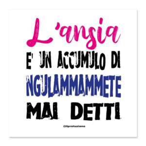 Poster "Ansia" - 50x50