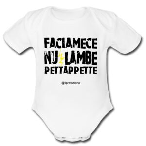 Body per Bambini "Nu lambe pettappette"