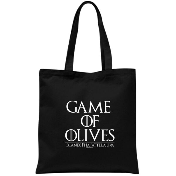 Borsa in cotone "Game of Olives"