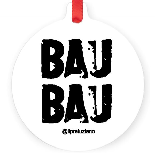 Decorazione Natale "Bau Bau"
