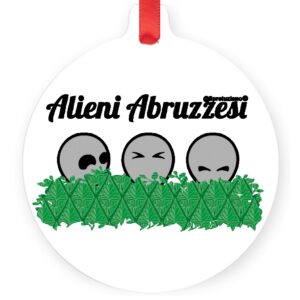Decorazione Natale "Alieni Abruzzesi"