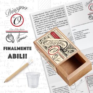 Disegna LA “O” CON IL BICCHIERE